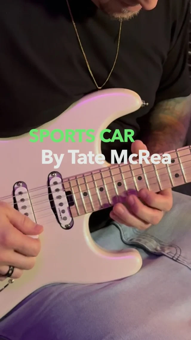 Some shred for Sports Car by @tatemcrae! Enjoy 🎸❤️  #guitarsolo #guitarist #musician #musicians #guitarplayersofinstagram #producer 
#musiciansofinstagram #tatemcrae